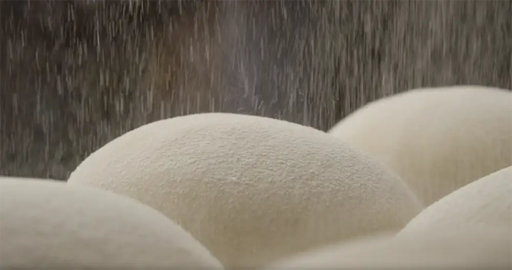 Flour dust in commerial bakery