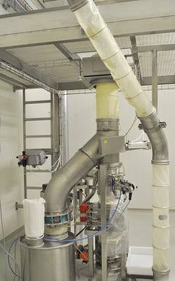 BFM® connectors transporting product through a metal separator