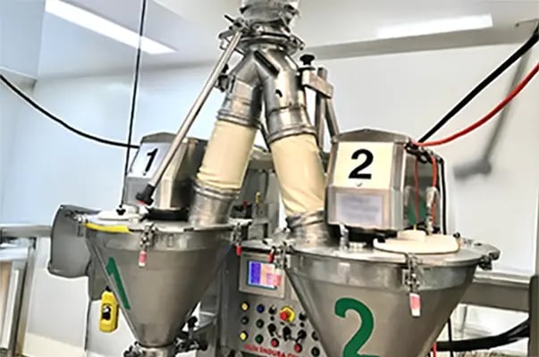 Nutraceuticals In-feed to encapsulating machine 600 x 400