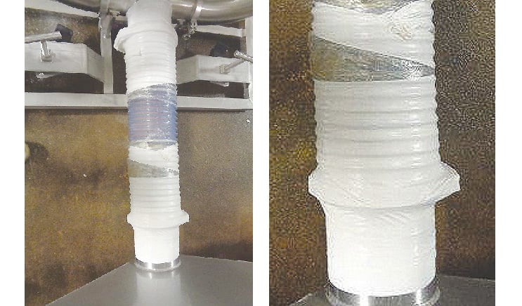 non-BFM® flexible connectors previously used at Tyson Foods non-BFM® flexible connectors previously used at Tyson Foods